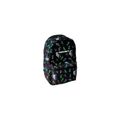 Mochila Minecraft Negro 40cm (MCJP224)