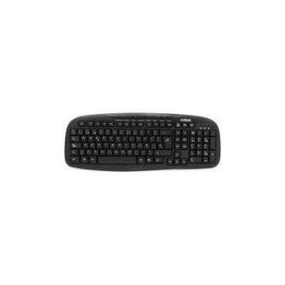 Teclado NILOX Multimedia USB Negro (NXKBE000001)