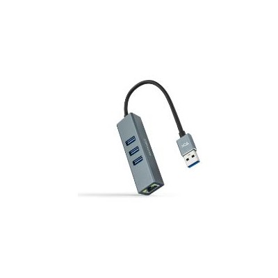 Adaptador Nanocable USB-A a 3xUSB-A/RJ45 (10.03.0407)