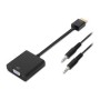 Adaptador AISENS HDMI/M a USB-A/M+DP/M 1.8m (A122-0641)