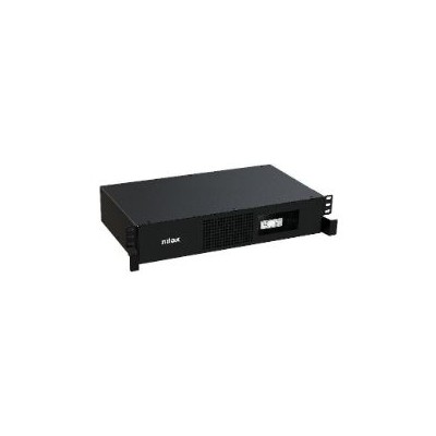 S.A.I. NILOX 1100VA 770W Rack 2U Negra (NXGCLI1100R1X7)