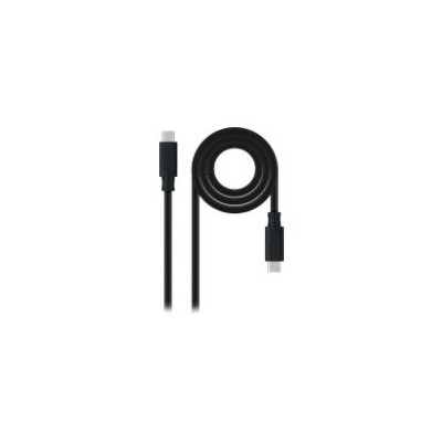 Nanocable USB-C/M a USB-C/M 1.5m Negro (10.01.4101-L150