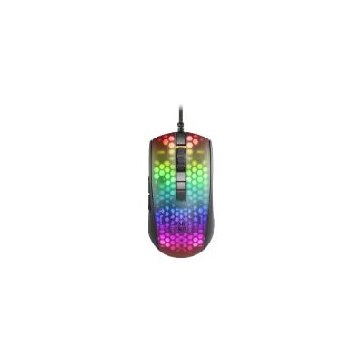 Ratón Mars Gaming Óptico 12800dpi RGB Negro (MMR)