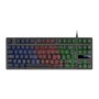 Teclado Mars Gaming FRGB Switch Híbrido Negro (MK02ES)