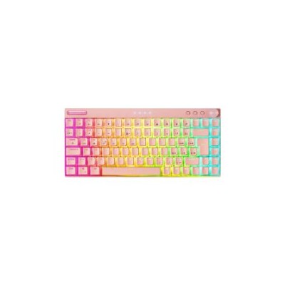 Teclado Mars Gaming BT USB-C Marrón/Rosa (MKCLOUDPBRES)