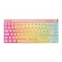 Teclado Mars Gaming BT USB-C Marrón/Rosa (MKCLOUDPBRES)