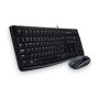 Teclado+Ratón LOGITECH MK120 USB Ruso Negro (920-002561