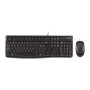 T+Ratón LOGITECH MK120 USB Alemán Negro (920-002540)