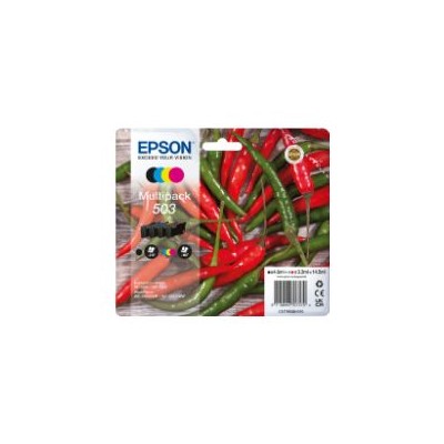 Tinta Epson 503 Pack Negro/Tricolor (C13T09Q64020)