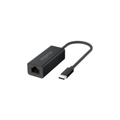 Adaptador Approx USB-C/M a RJ45/H Negro (APPC57)