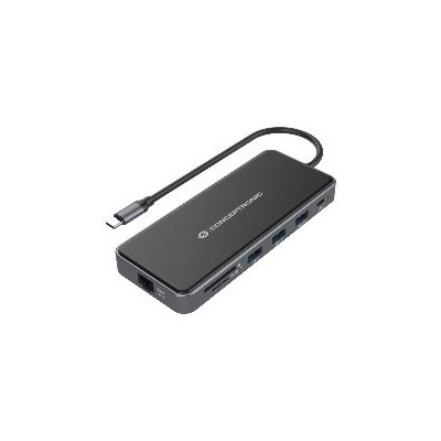 Docking CONCEPTRONIC USB-C 12en1 Gris (DONN15G)