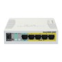 Switch Mikrotik 5xRJ45 GbE 1xSFP PoE (CSS106-1G-4P-1S)