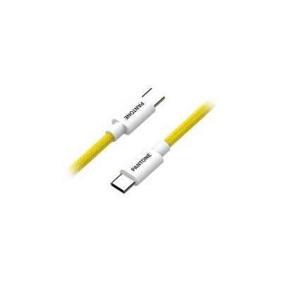 Cable PANTONE USB-C/M a USB-C/M Amarillo (PT-CTC002-5Y)