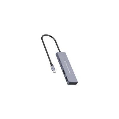 Hub CONCEPTRONIC USB-C a 4xUSB-A/C Gris (HUBBIES13G)