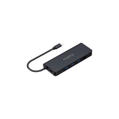 Docking Station Approx 8en1 USB-C a HDMI/DP/LAN (APPC53