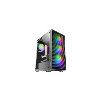 Semitorre Mars Gaming ARGB S/F USB2/3 ATX Negra (MCF)