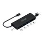 Docking Station NILOX 8 en 1 USB-C Negro (NXDSUSBC04)