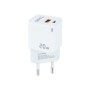 Cargador Pared TOOQ 20W USB-A/C Blanco (TQWC-QCPD20WT)