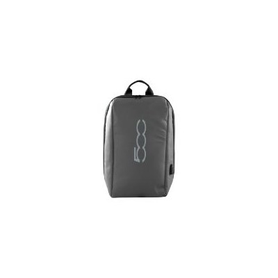 Mochila Fiat 500 15" Tela Negra/Gris (BACKPACK500GR)