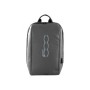 Mochila Fiat 500 15" Tela Negra/Gris (BACKPACK500GR)