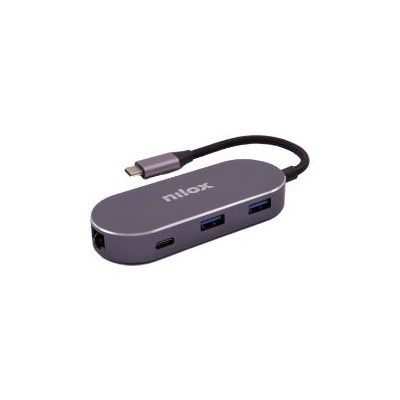 Docking NILOX USB-C a 3xUSB-A/HDMI/RJ45 (NXDSUSBC02)