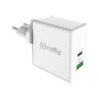 Cargador Pared CELLY 45W 1xUSB-C 1xUSB-A (TCUSBC45WWH)