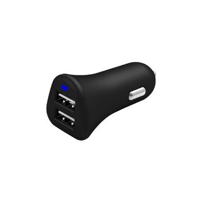 Cargador de Coche CELLY 2xUSB-A 2.0 Negro (PCCC2USBBK)