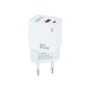 Cargador de Pared TooQ 30W USB-A/C (TQWC-GANQCPD30WT)