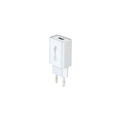 Cargador Pared CELLY 10W 1USB-A 2.0 Blanco (RTGTC10WWH)