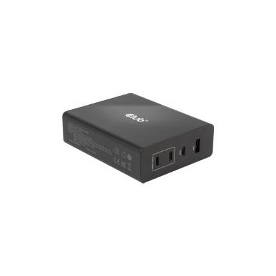 Cargador Club 3D 132W 1xUSB-A 3xUSB-C Negro (CAC-1906)