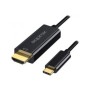 Adaptador Approx USB-C/M a HDMI/M 12cm Negro (APPC52)