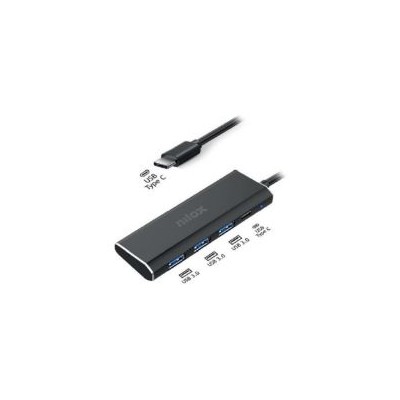 Hub NILOX USB-C a 3xUSB-A 3.0 1xUSB-C (NXHUBUSBC03)