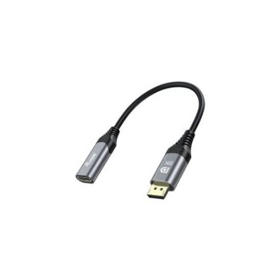 Cable EQUIP DP/M a HDMI/H 15cm Negro/Gris (EQ133446)