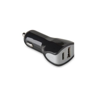 Cargador de Coche CELLY 1xUSB-C Negro (CCTYPECUSBBK)