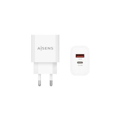 Cargador de Pared AISENS 20W USB-A/C Blanco (A110-0681)