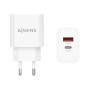 Cargador de Pared AISENS 20W USB-A/C Blanco (A110-0681)