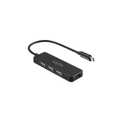 Hub Approx USB-C a 3xUSB 2.0 1xUSB 3.0 Negro (APPC48V2)