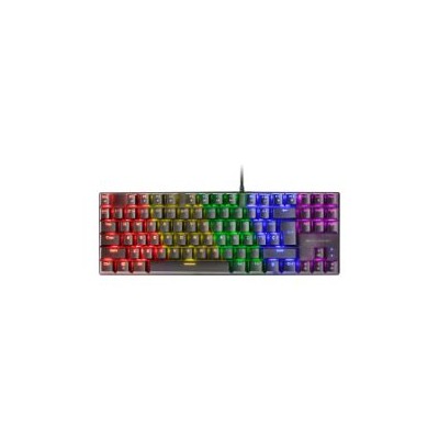 Teclado Mars Gaming Negro/Switch Azul RGB (MK80BES)