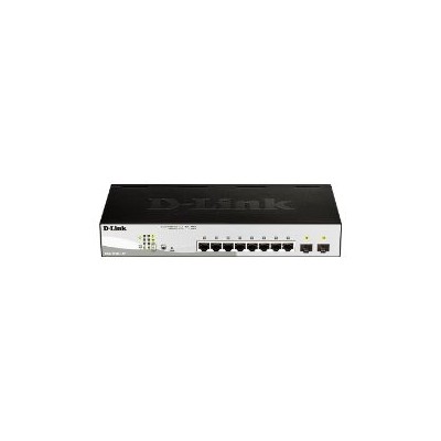 Switch D-Link 8xRJ45 2xSFP PoE Rack 1U (DGS-1210-10P/E)