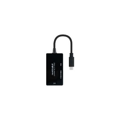 Adaptador Nanocable USB a HDMI/DVI/VGA (10.16.4301-ALL)