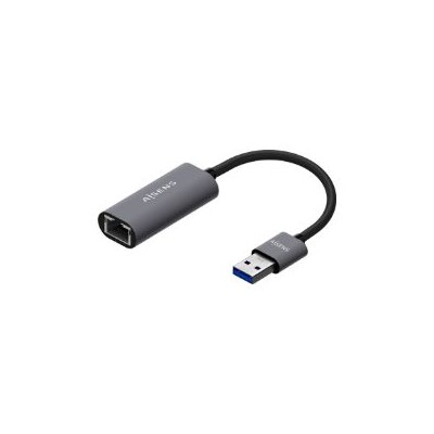 Adaptador AISENS USB-A 3.0 a RJ45 15cm Gris (A106-0708)