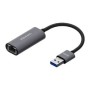 Adaptador AISENS USB-A 3.0 a RJ45 15cm Gris (A106-0708)