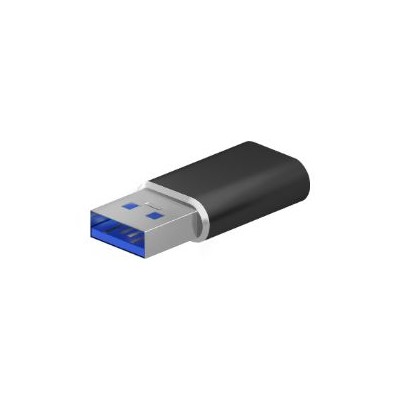 Adaptador AISENS USB-A/M a USB-C/H Negro (A108-0678)