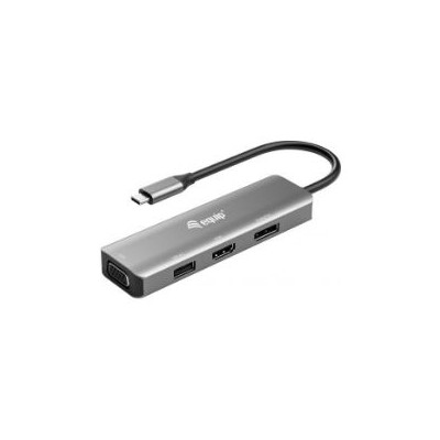 Adaptador EQUIP USB-C a USB-A/HDMI/DP/VGA (EQ133485)