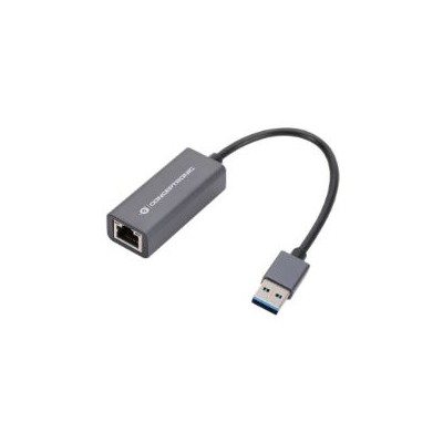 Adaptador CONCEPTRONIC USB 3.0 a RJ45 Gris (ABBY08G)