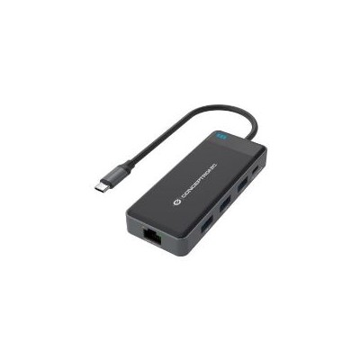 Docking Station CONCEPTRONIC 7en1 USB-C 2HDMI (DONN14G)