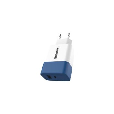 Cargador Pared PANTONE 15W 1xUSB-A 1xUSB-C (PT-PDAC02N)