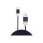 Cable PANTONE USB-A/M a USB-C/M 1.5m Azul (PT-TC001-5N)