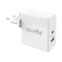 Cargador Pared CELLY 30W 1xUSB-C 1xUSB-A (TCUSBC30WWH)