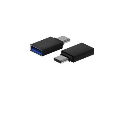 Adaptador AISENS USB-C/M a USB-A/H Negro (A108-0717)